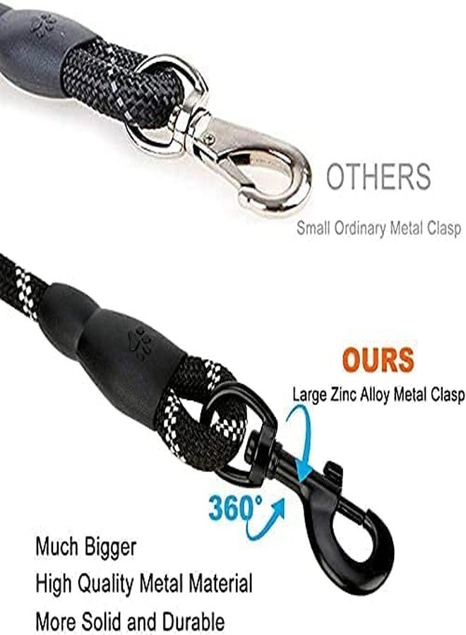ECAPT Heavy Duty Nylon Dog Leash | Anti Slip Padded Handle Long Dog Leash | Highly Reflective Leash for Dogs | Dog Rope for Medium & Large Dogs | Dog Training Leash - Image 3